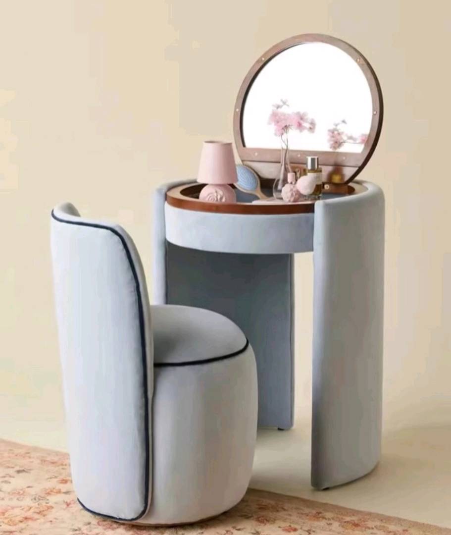 Мейкап стол это уникальные решение все в одном месте зеркала,стул и хранение для косметики - изображение 2