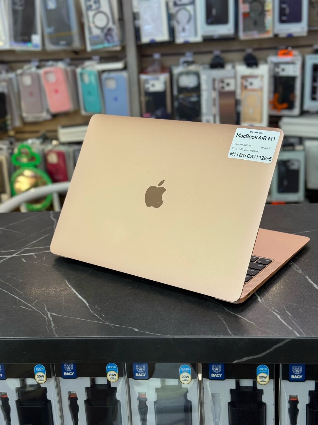 MACBOOK AIR M1 8/128 91%акб - изображение 2