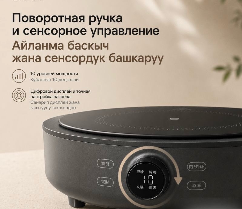 Электрическая керамическая плита Xiaomi Mijia Electric Ceramic Stove S1 - изображение 3