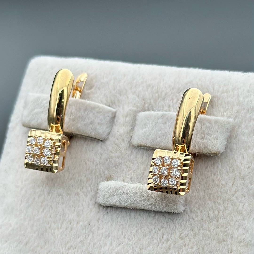 Серьги 585 проба, 2,63 грамм