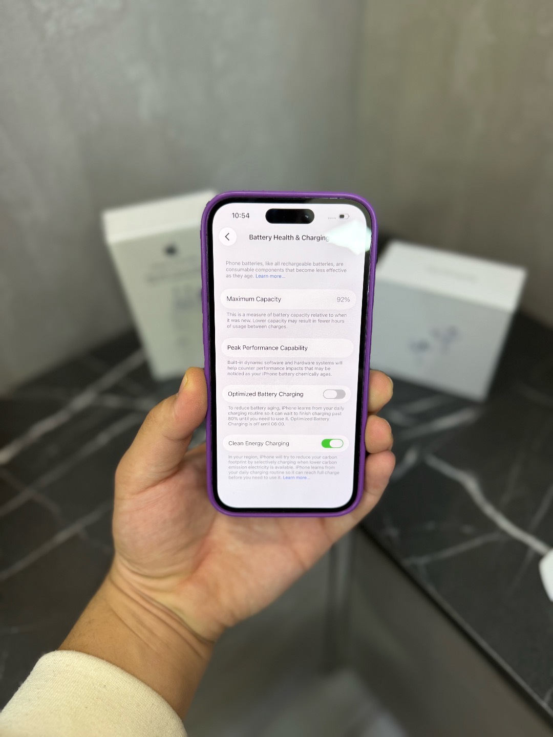 IPHONE 14 PRO 128GB + стекло , зарядка, чехол, наушники - изображение 3