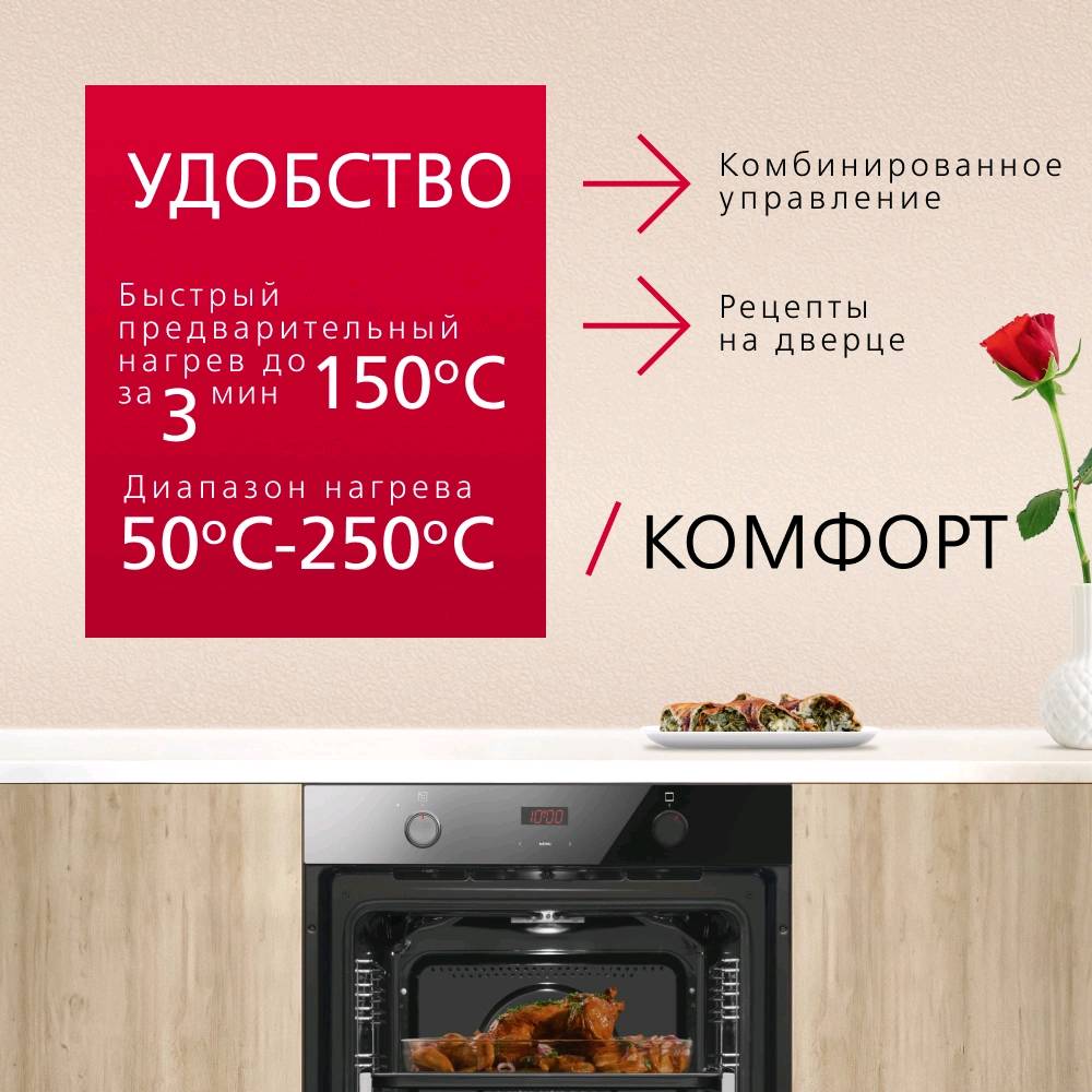 Встраиваемый духовой шкаф Hansa BOES684097 - изображение 2