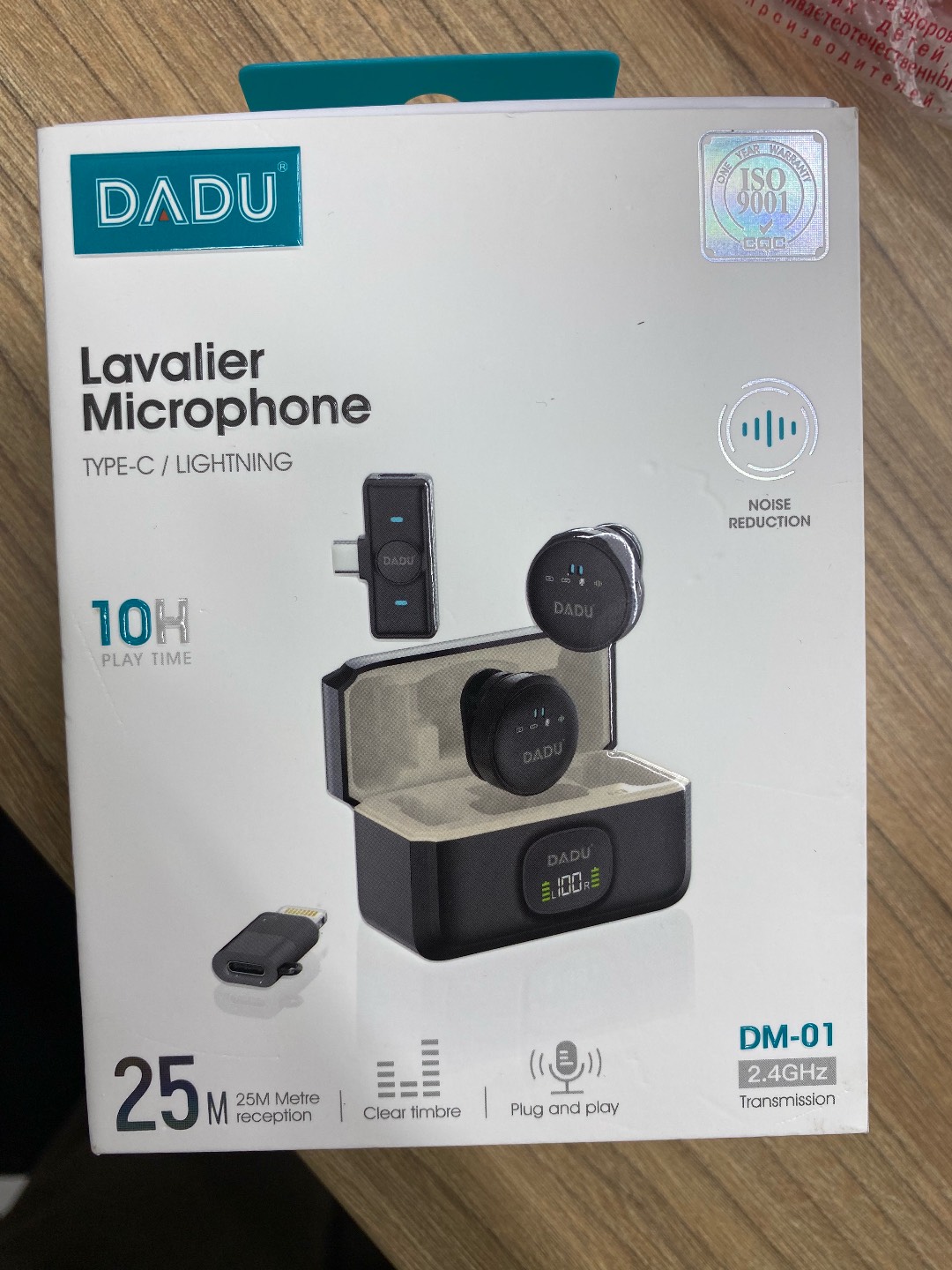 DADU DM-01 — беспроводной петличный микрофон с подключением Type-C / Lightning. - изображение 3