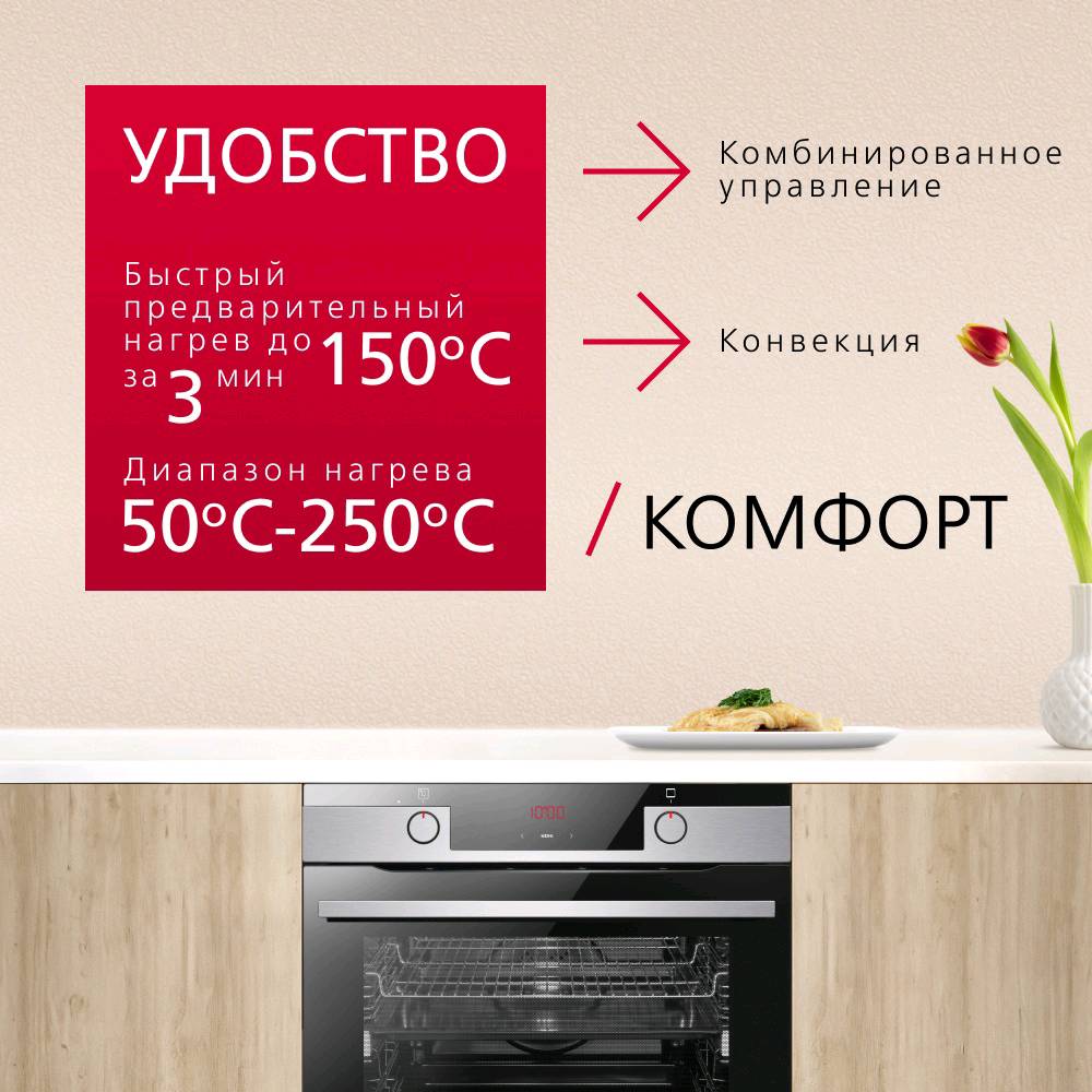 Электрический духовой шкаф Hansa BOEI684097 - изображение 5