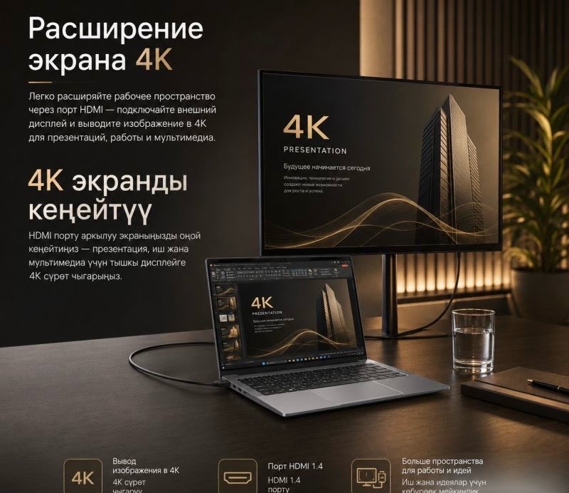 Ноутбук Acer ETBook M14P 14", Intel N4500/ (8GB+256GB) - изображение 4