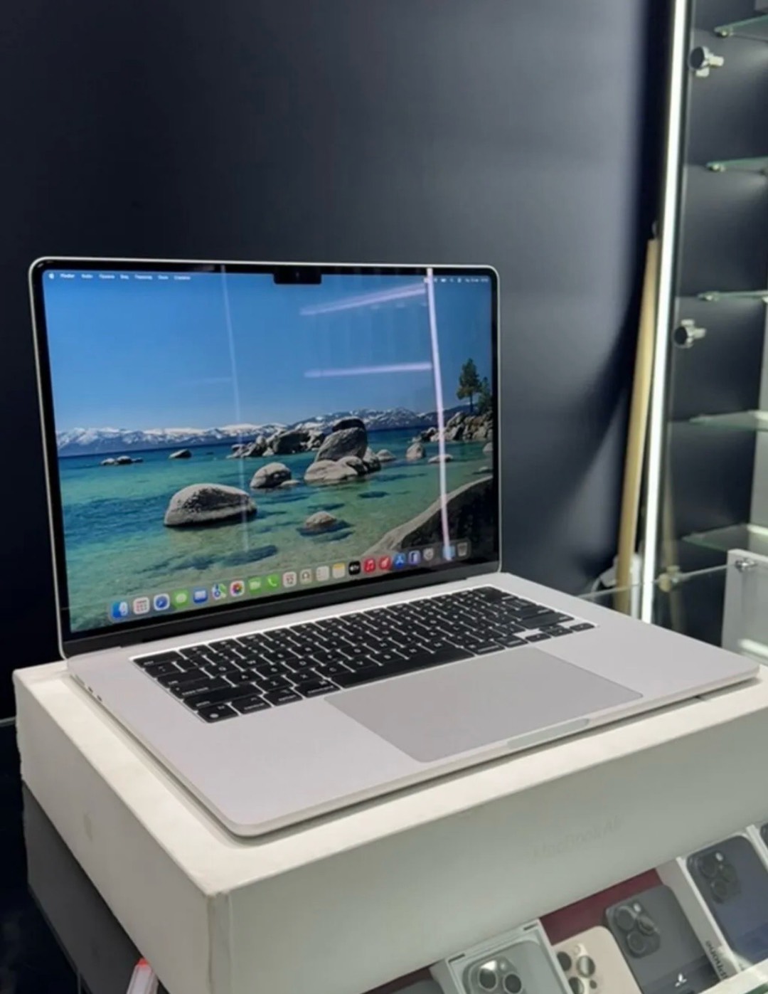 MacBook Air 15.3 M2 2023 8/256GB Silver
АКБ 91%, - изображение 5