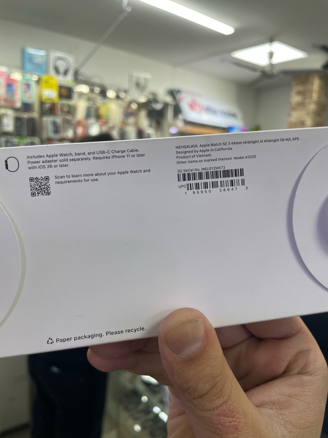 Apple Watch SE 3 44mm новый синий - изображение 2