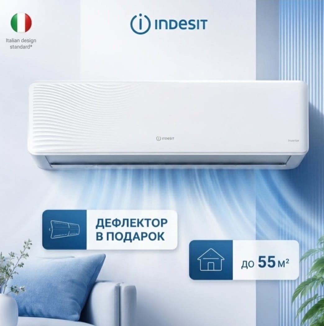 Кондиционер indesit до 55кв/м - изображение 2