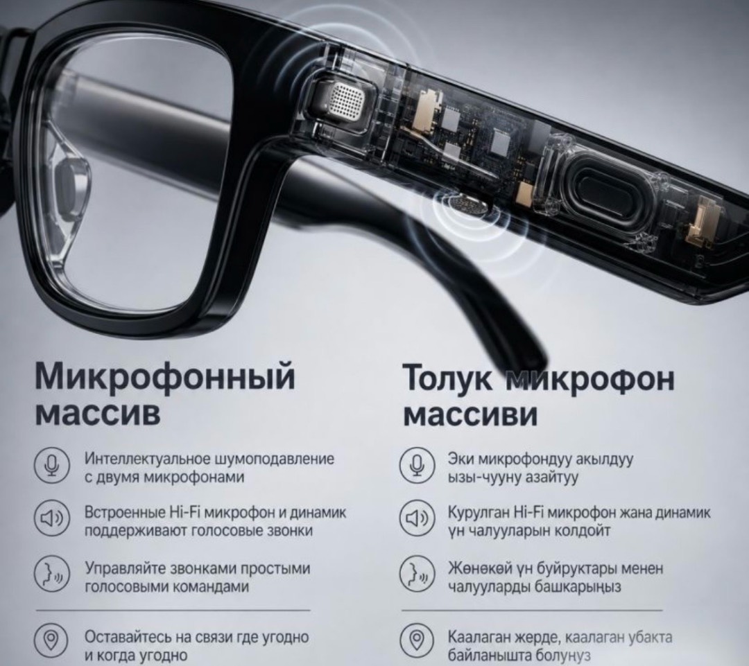 Умные Очки с ИИ AI Smart Glasses G600 PRO Casual - изображение 4
