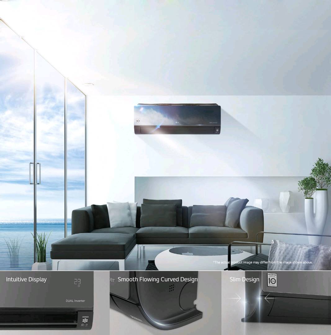 Настенная сплит-система LG Artcool Mirror AC12BK - изображение 3