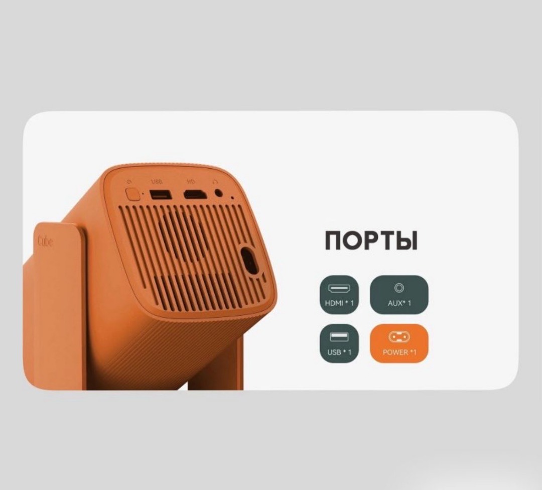 Проектор Xiaomi Wanbo Cube 1 Global - изображение 2