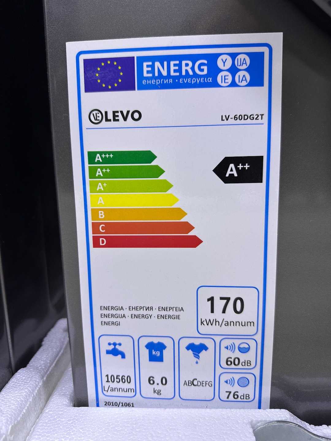 Стиральная машина Levo 6кг Inverter motor - изображение 4