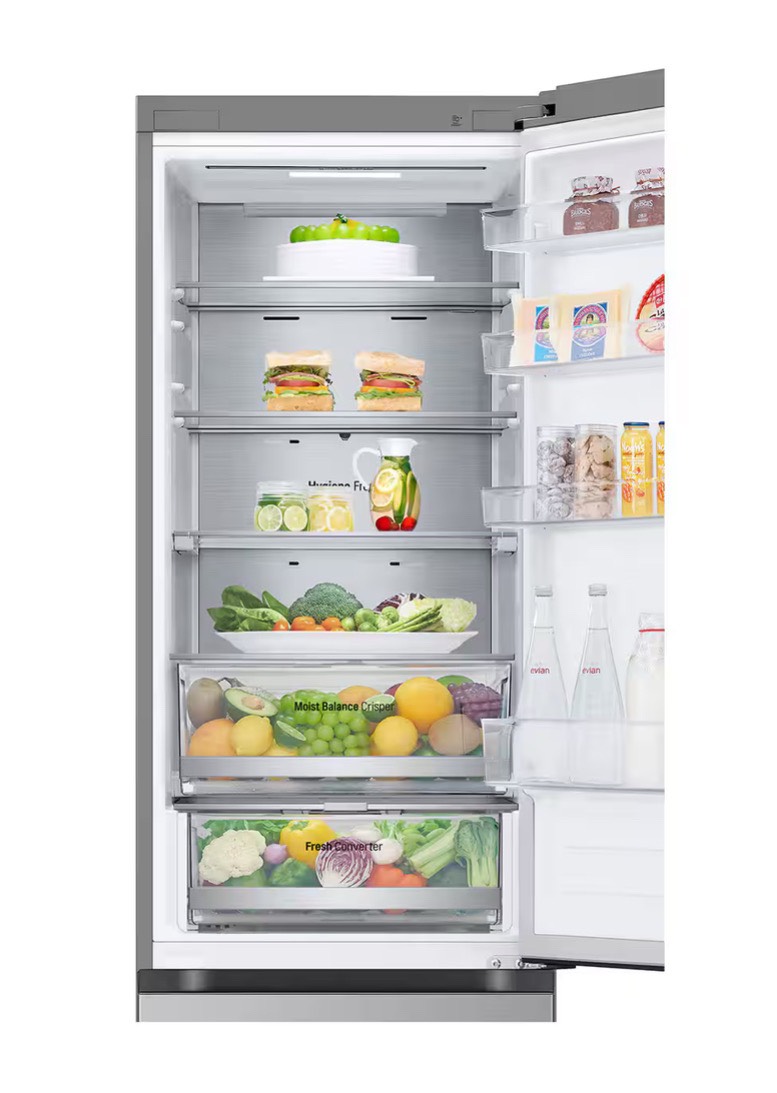 Холодильник LG B509FNPW 422 л DoorCooling+ с нижней морозильной камерой, Гигиенический фильтр, - изображение 6