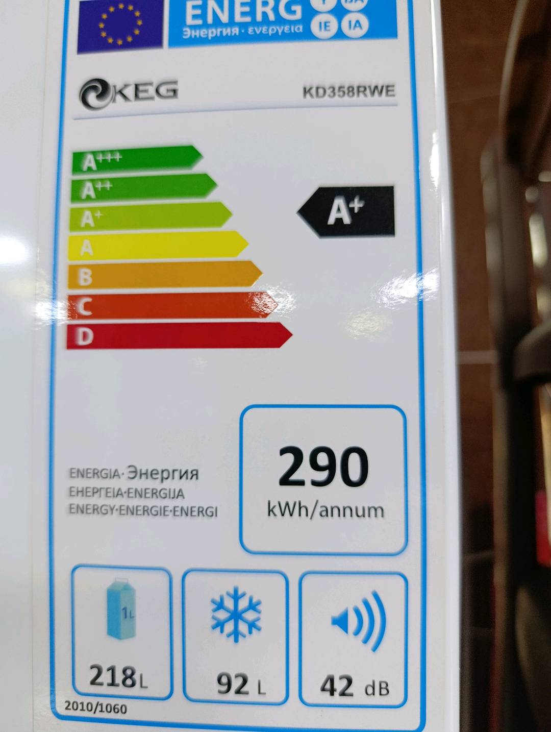 Холодильник KEG Нофрост сухой морозка - изображение 3