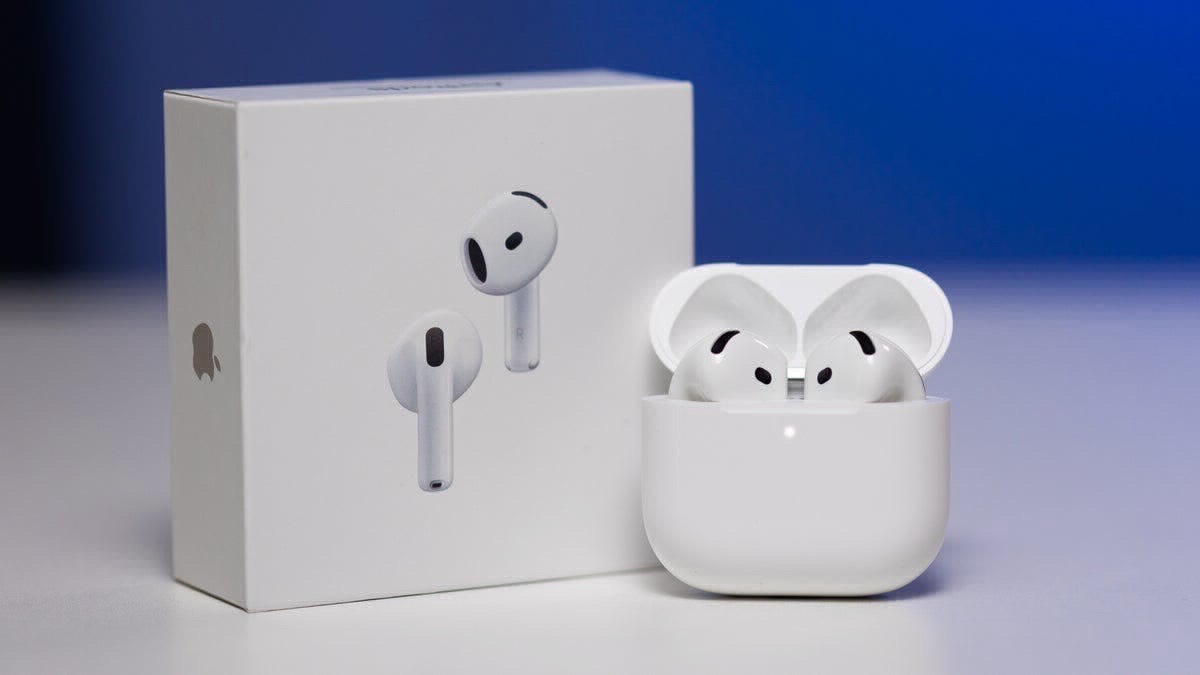 Air Pods 4 с шумоподавлением (ANC)