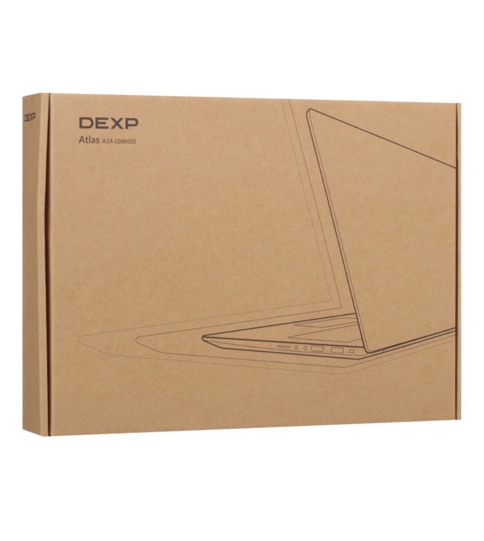 14" Ноутбук DEXP Atlas A14-I3W400 серый - изображение 4