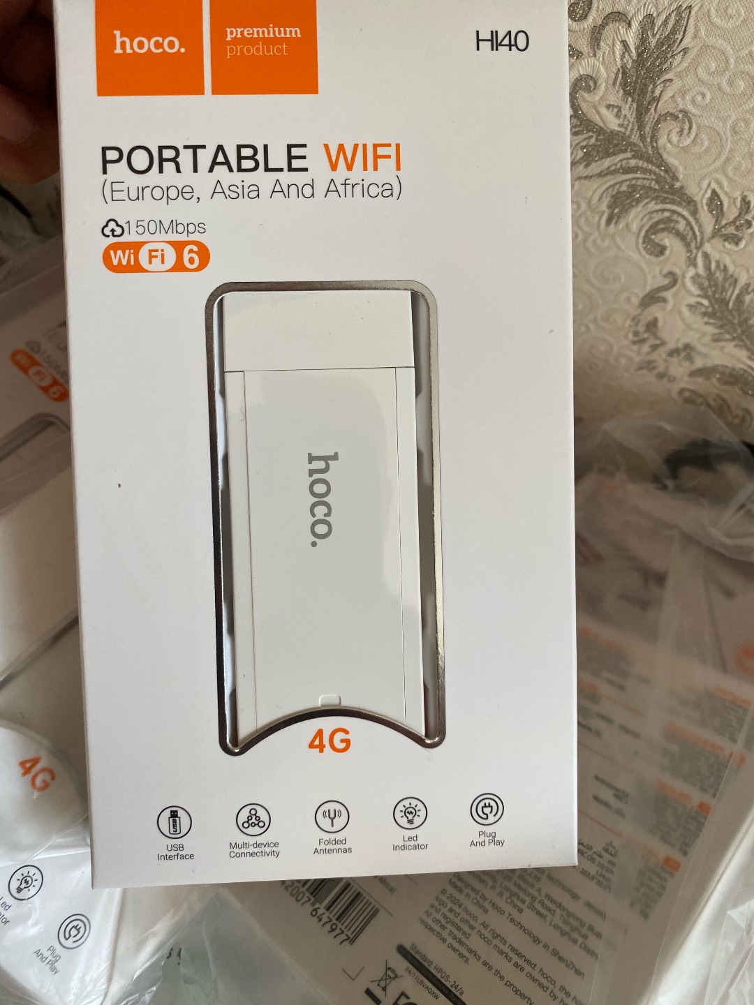 HOCO H40 Портативный 4G Wi-Fi роутер - изображение 5
