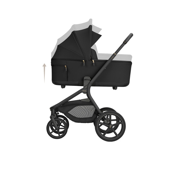 Коляска 2 в 1 KikkaBoo Goya Platinum Noir - изображение 6
