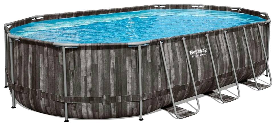 Каркасный бассейн Power Steel 5611R 610x366x122см,20241л,фил-насос 5678л/ч,лестница, тент,попл-доз. - изображение 3