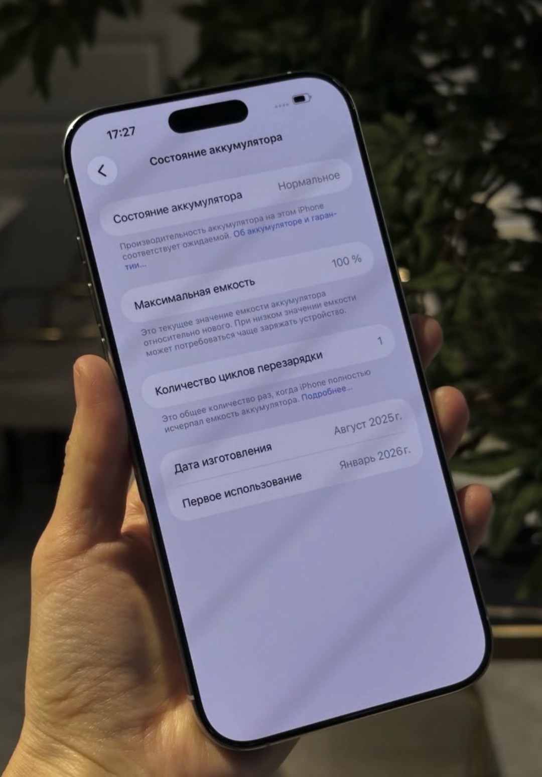 Смартфон iPhone 16 pro Max 256GB Акб 100 - изображение 2