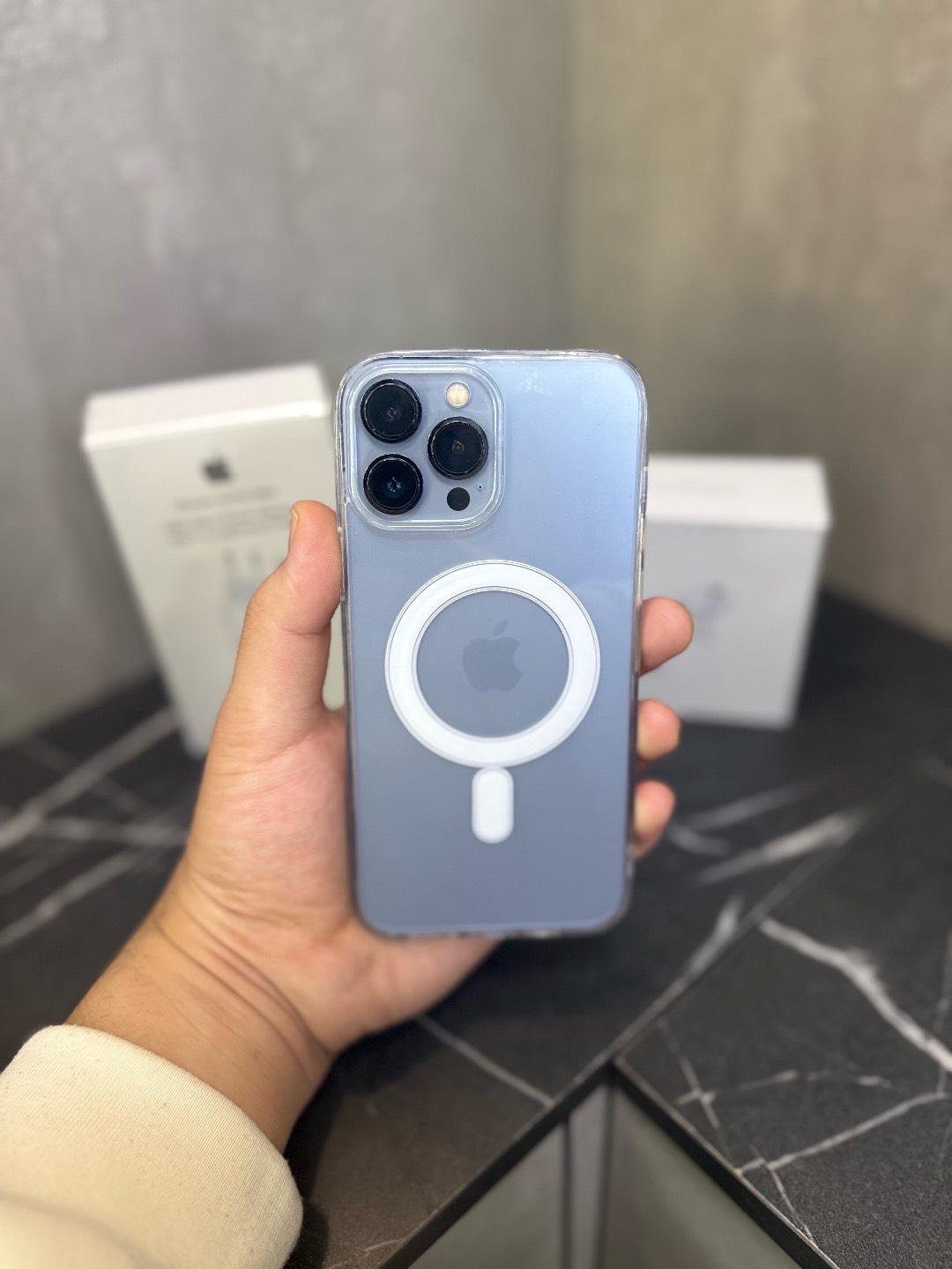 IPHONE 13 PRO 128gb + чехол, стекло, наушники, зарядка - изображение 2