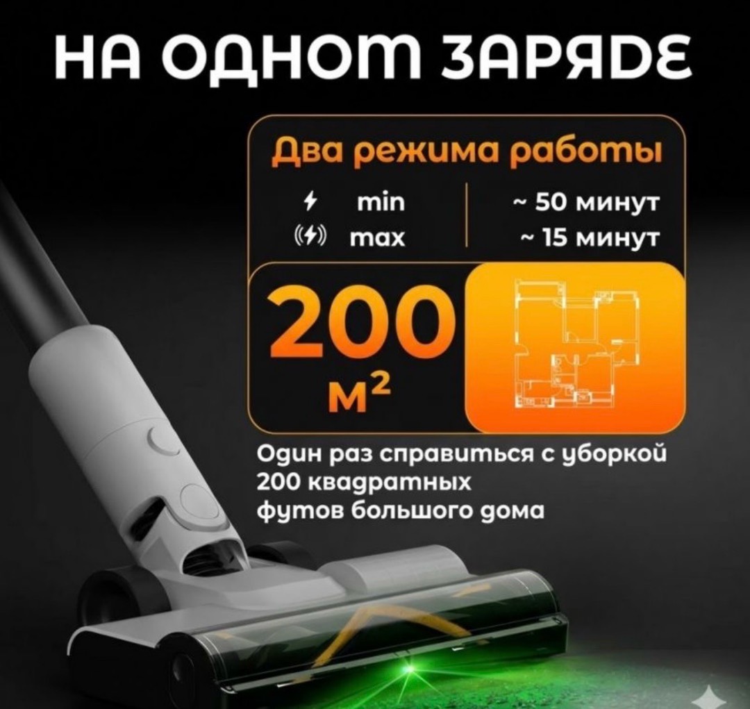 Пылесос вертикальный беспроводной Deerma T25 - изображение 7