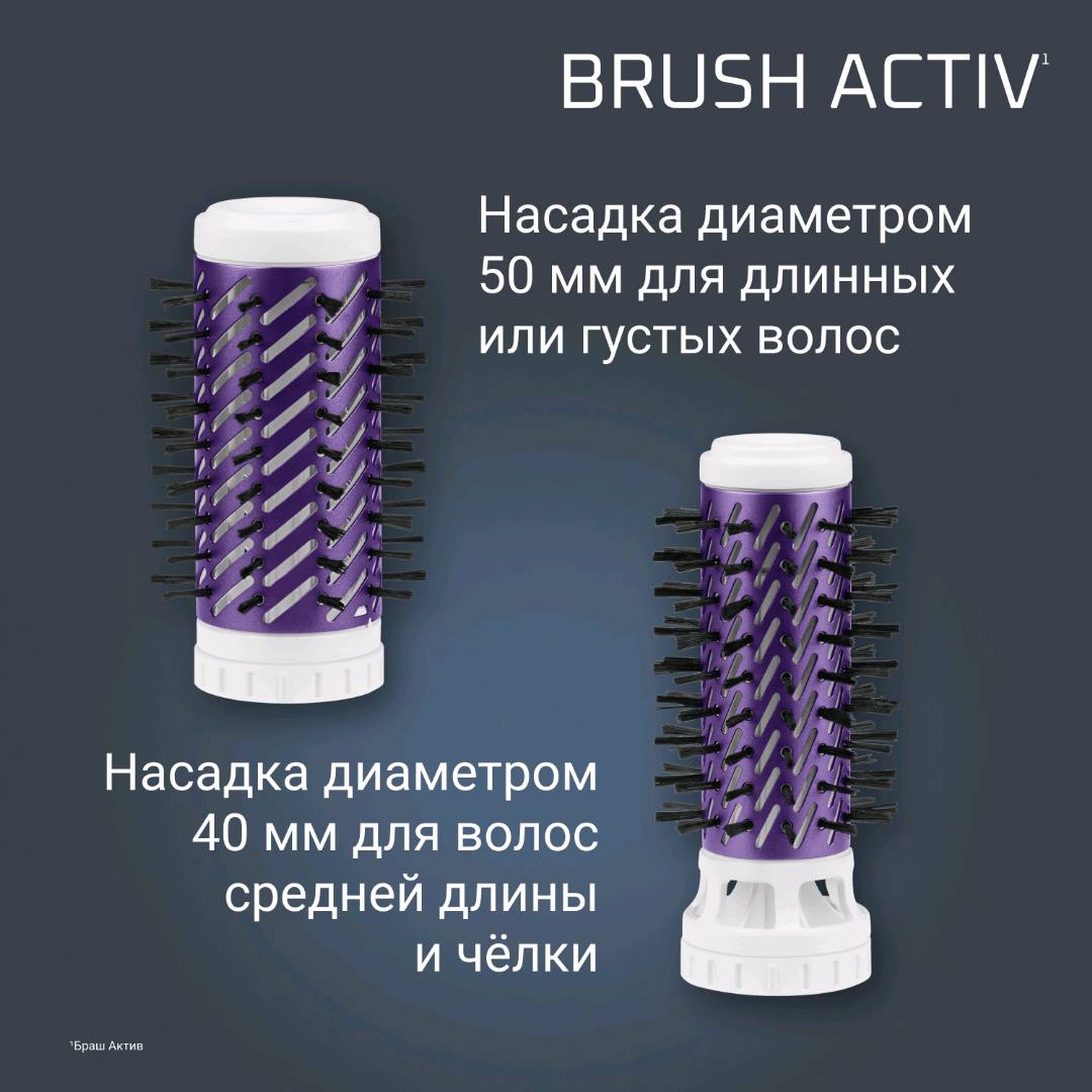 Фен-щетка Rowenta Brush Activ Volume&Shine CF9530F0 - изображение 4