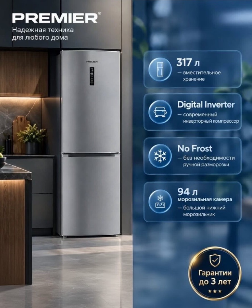 Холодильник Premier digital inverter - изображение 2
