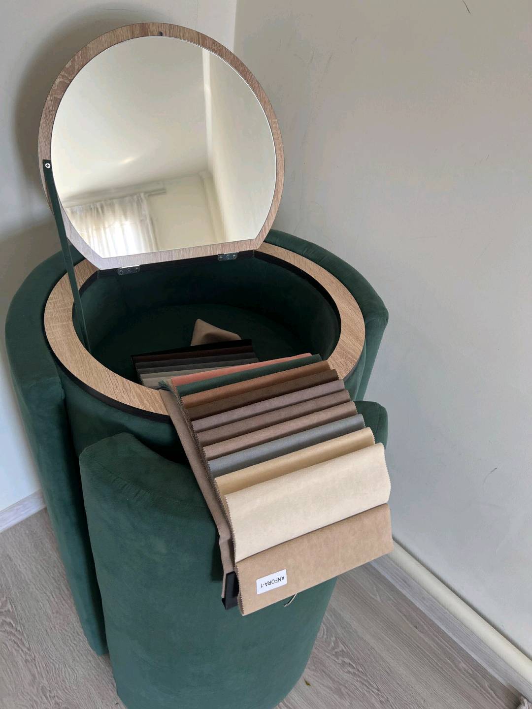 Мейкап стол это уникальные решение все в одном месте зеркала,стул и хранение для косметики - изображение 5