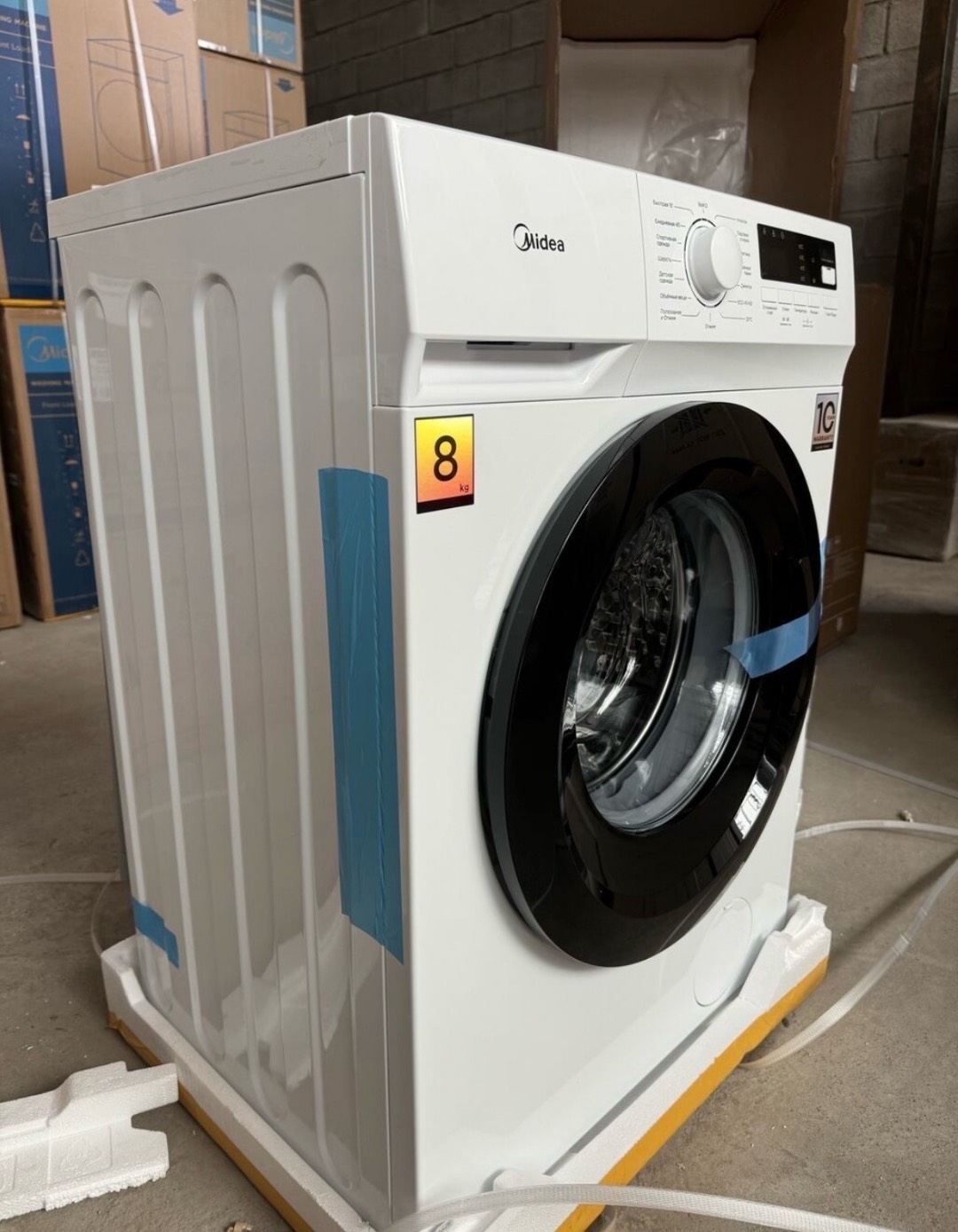 Стиральная Машина Midea
Модель: MFNO3W80B/W-KZ - изображение 2