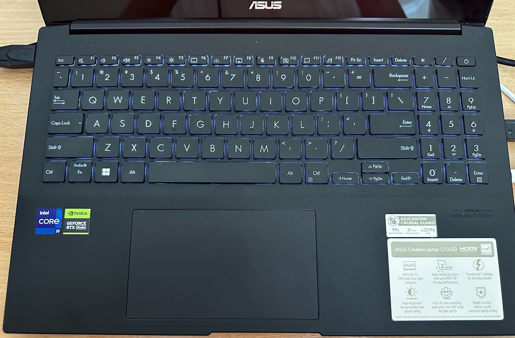 •	 ASUS Vivobook Creator / OLED
	•	процессор Intel Core i9
	•	видеокарта NVIDIA GeForce RTX
	•	OLED экран
	•	мощность блока питания 150W - изображение 2