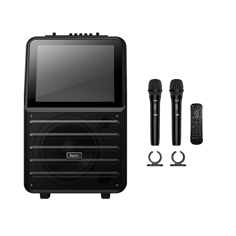 HOCO DS70 — мощная Bluetooth колонка с экраном и караоке - изображение 6