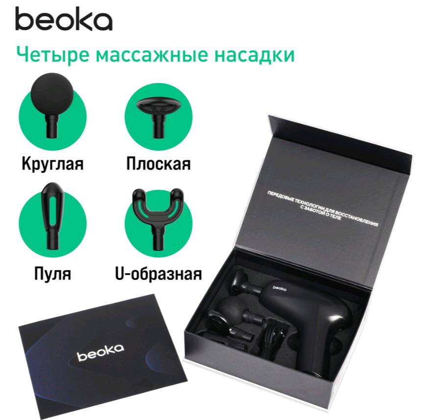 Перкуссионный массажер Beoka UNI - изображение 5