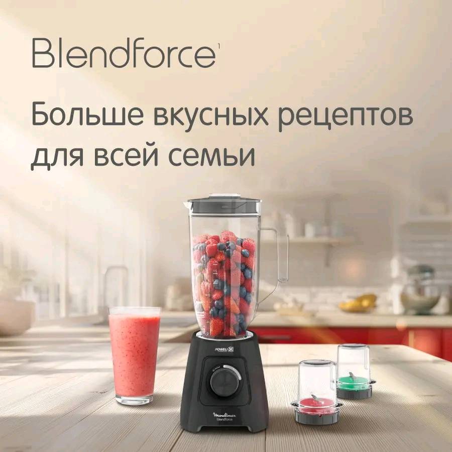 Стационарный блендер Moulinex Blendforce 2 XXL LM458810 - изображение 3