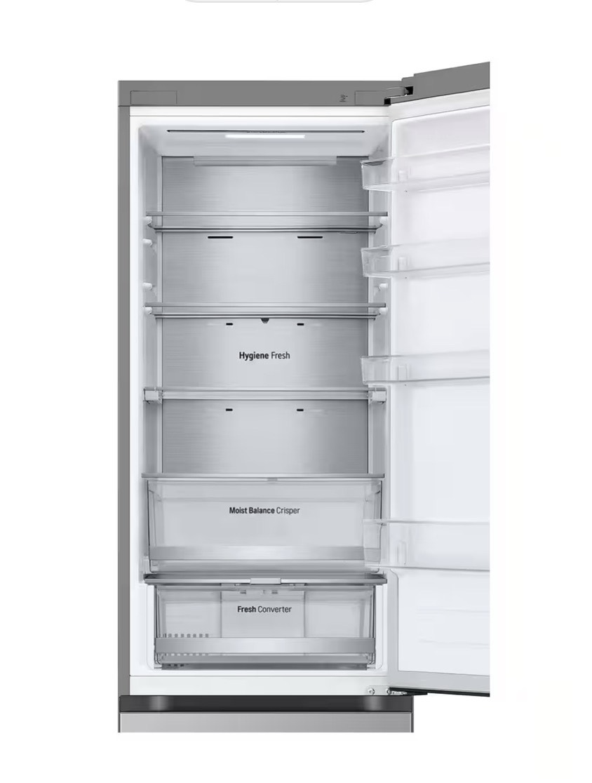 Холодильник LG B509FNPW 422 л DoorCooling+ с нижней морозильной камерой, Гигиенический фильтр, - изображение 2