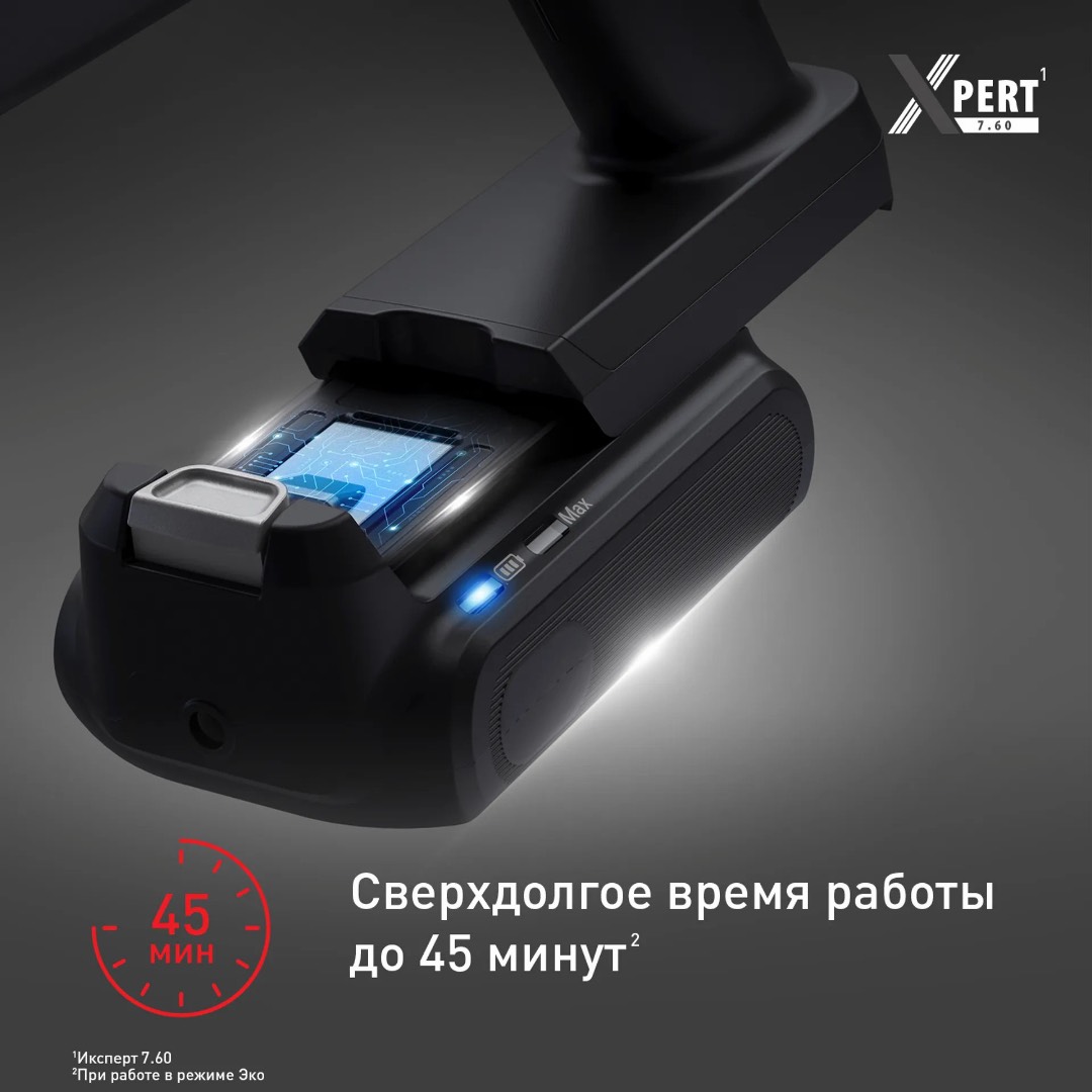 Беспроводной вертикальный пылесос Tefal X-PERT 7.60 - изображение 6