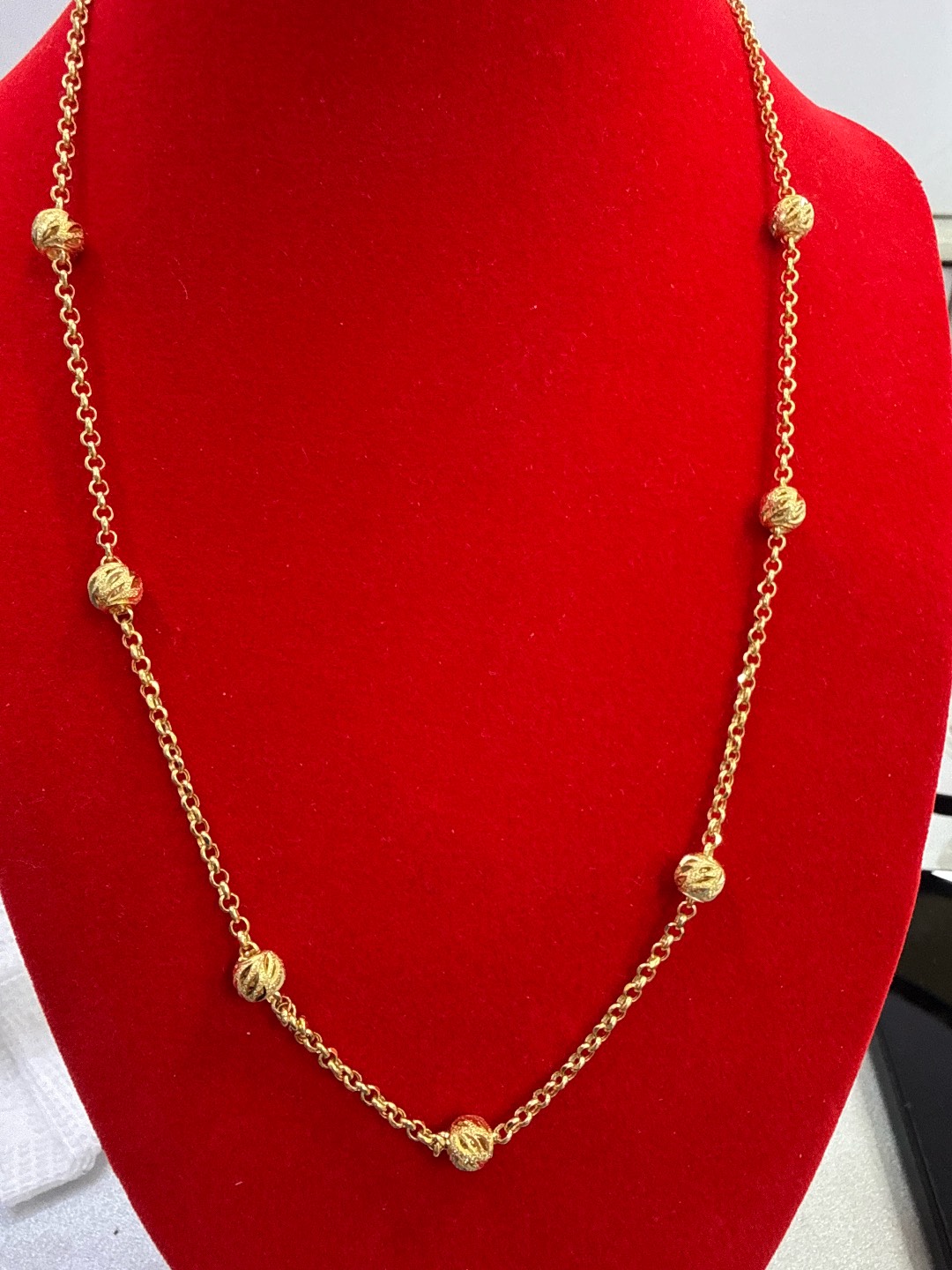 Цепь золото