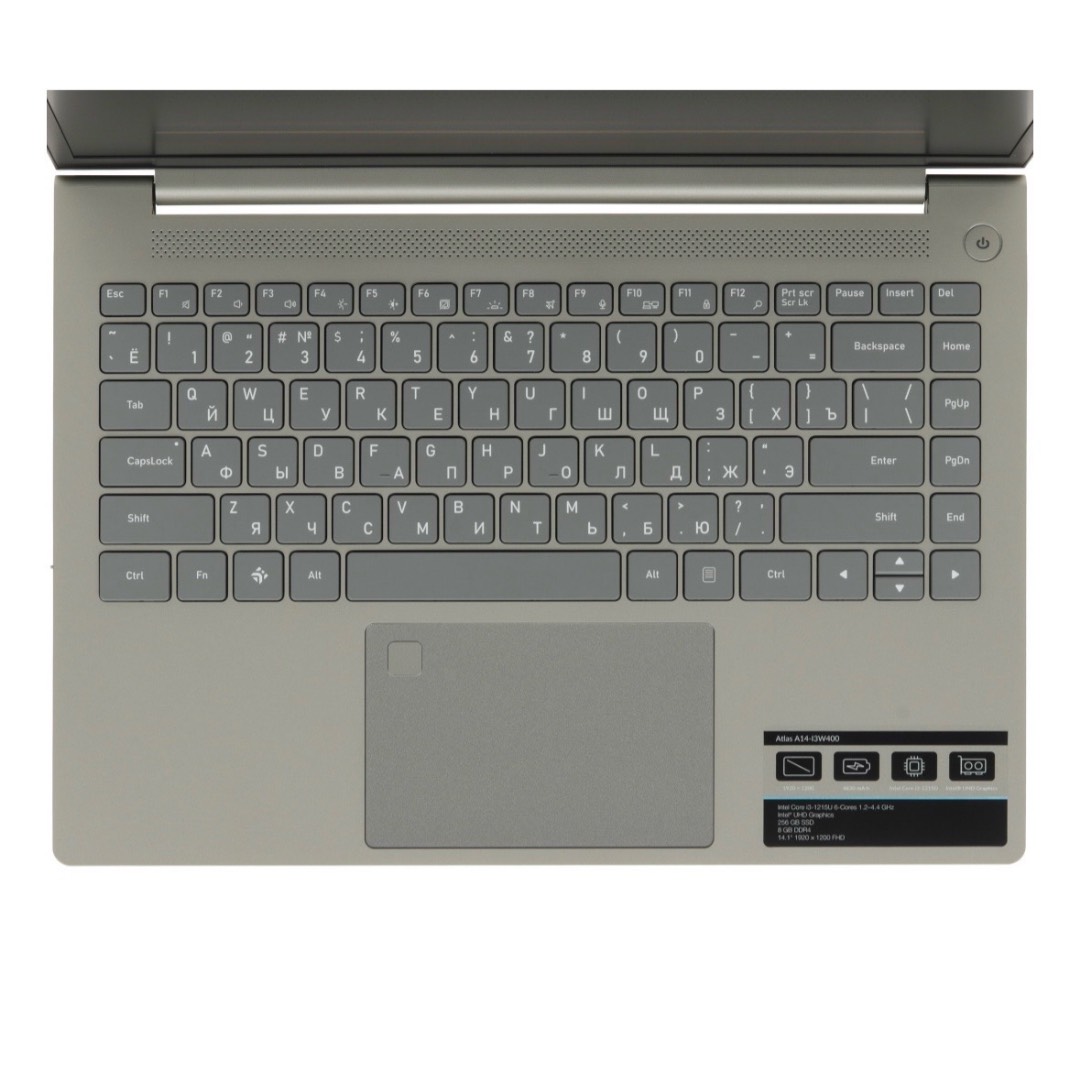 14" Ноутбук DEXP Atlas A14-I3W400 серый - изображение 3