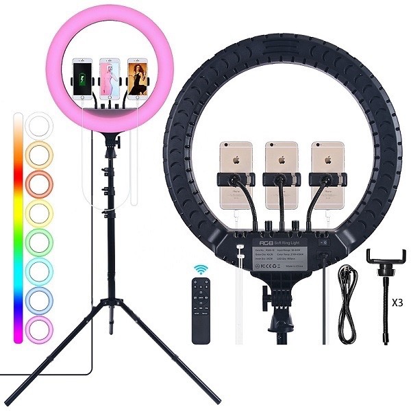 Кольцевая лампа RGB LED Soft Ring Light MJ56💡 - изображение 2