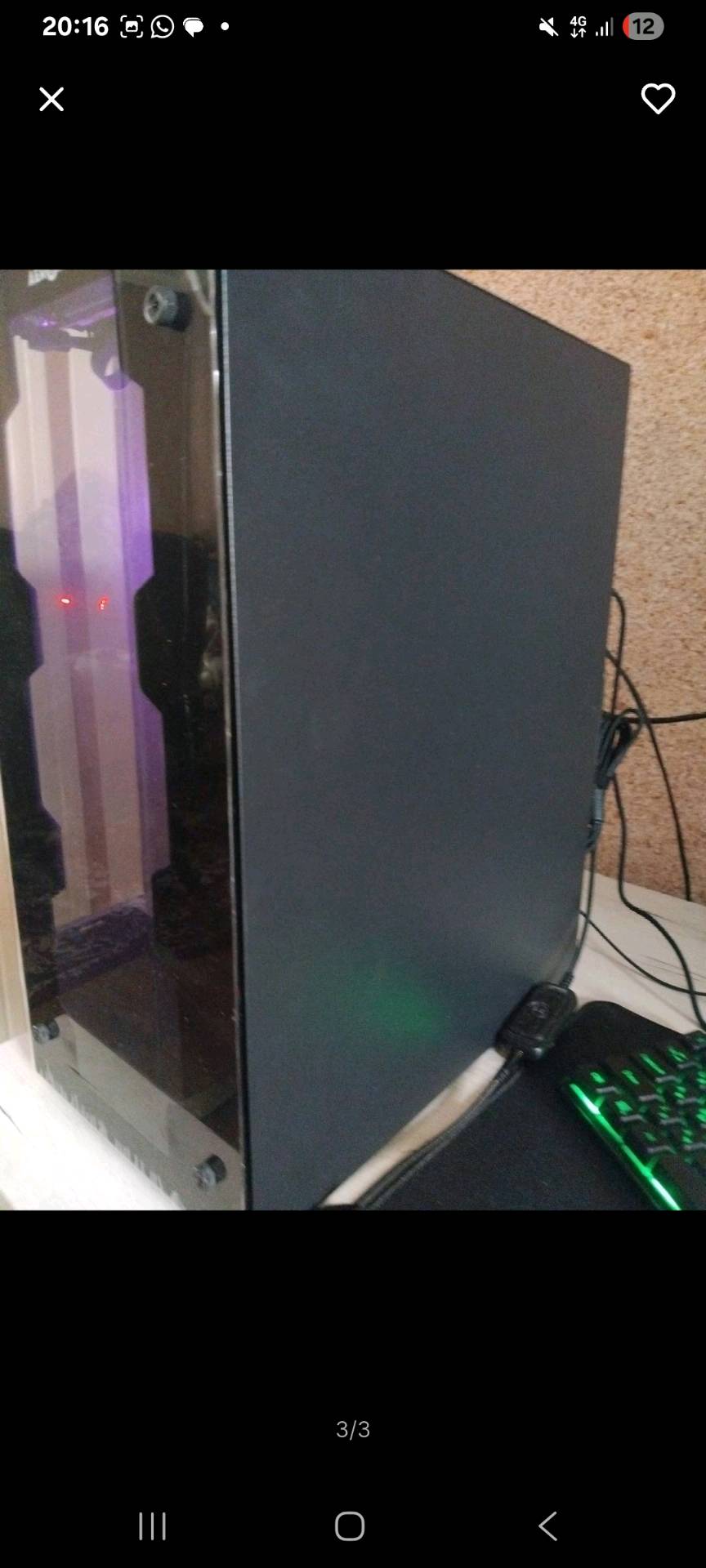 Системный блок ryzen 5 7500f, видеокарта 5060, материнская плата b650m , блок питпние 650 вв, корпус аэромакс - изображение 2