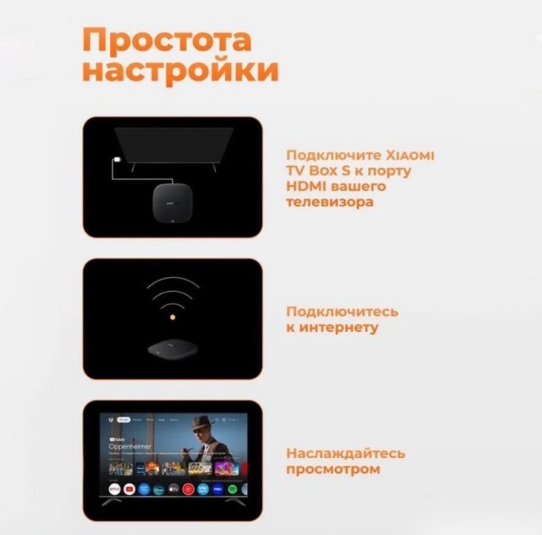 Android TV приставка Xiaomi TV Box S 4K
3nd Gen - изображение 6