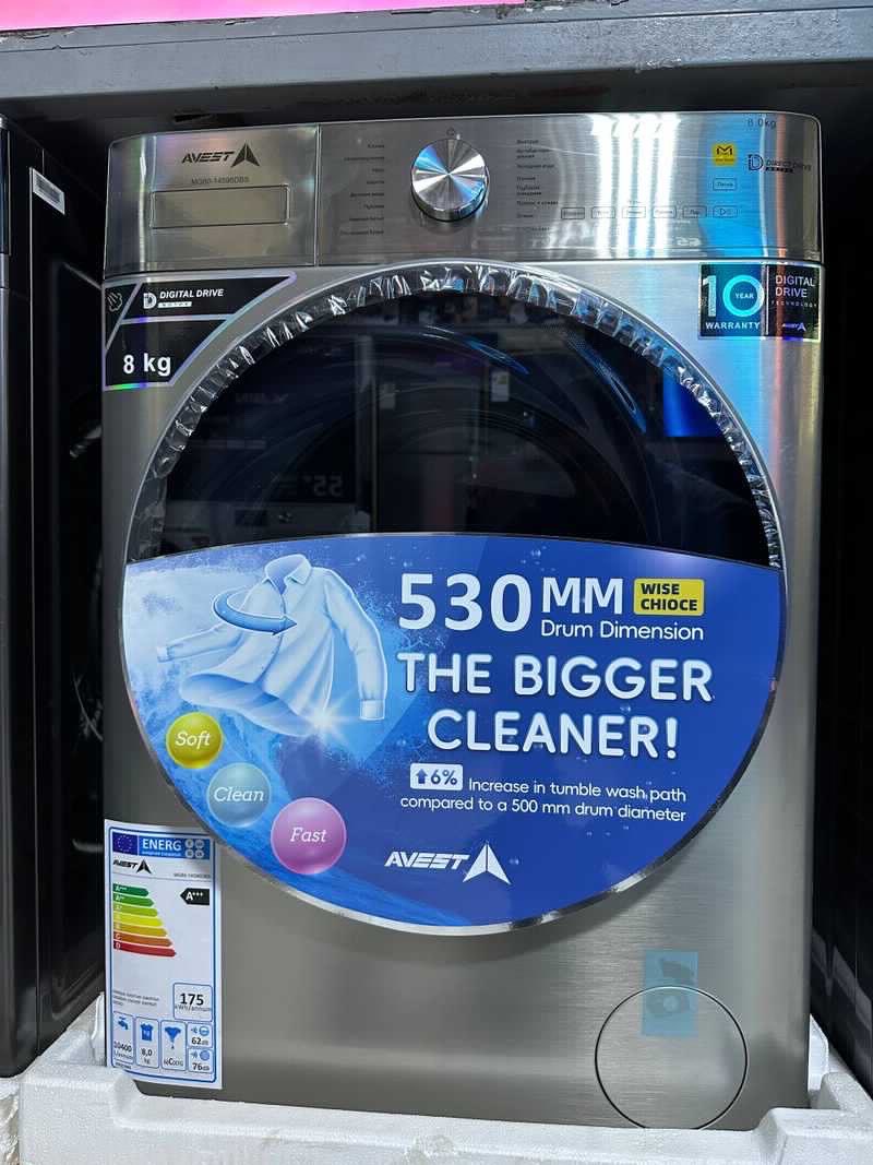 Стиральная машина Avest на 8кг DirectDrive - изображение 3