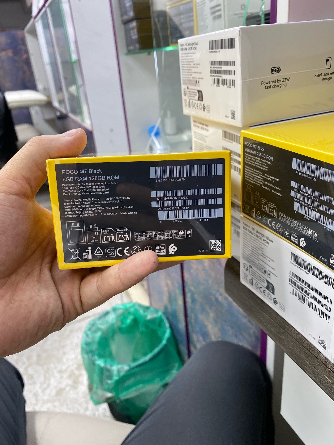 POCO M7 6/128gb черный новый - изображение 2