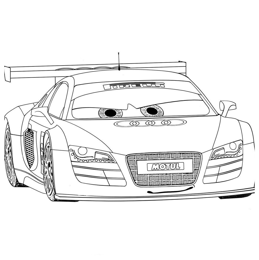 Раскраска Тачка Audi