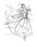 Раскраска Барби Академия принцесс