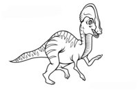 Раскраска Коритозавр