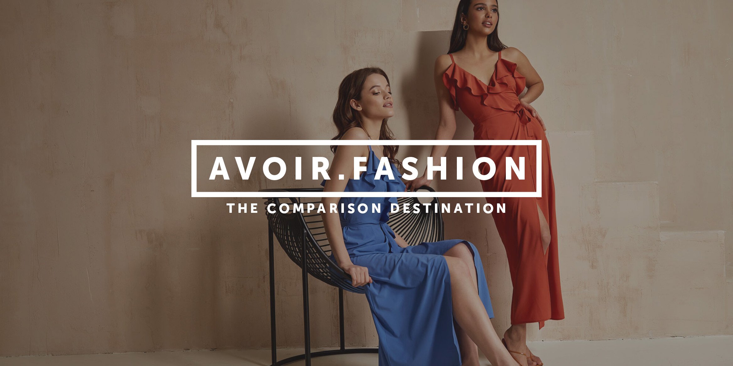 screenshot of avoir fashion website