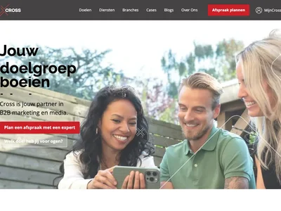 De website van Cross