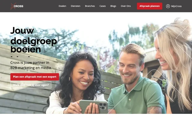 De website van Cross