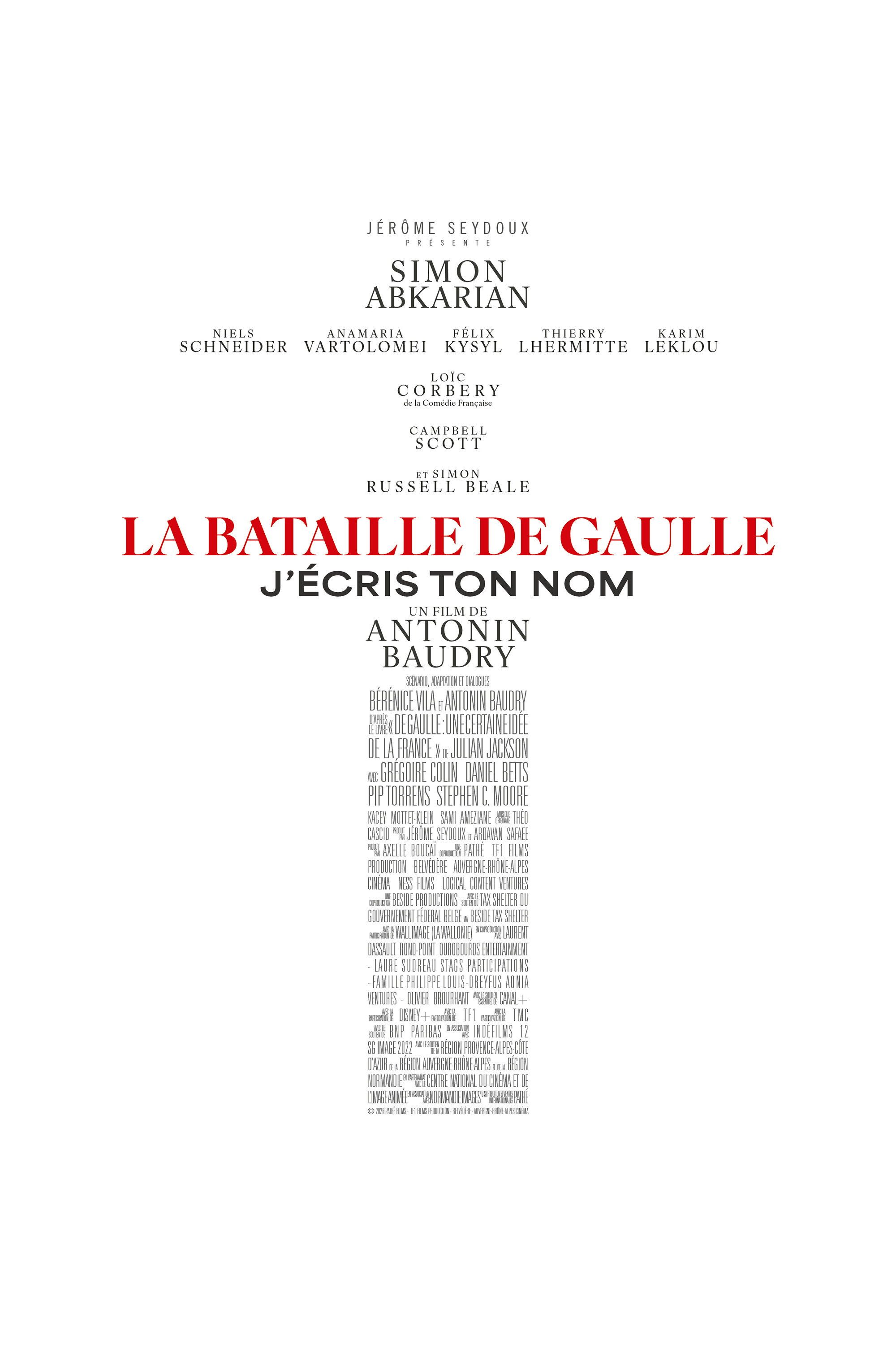 La bataille de Gaulle: J'écris ton nom